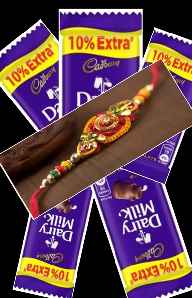 Rakhi With Chocolates